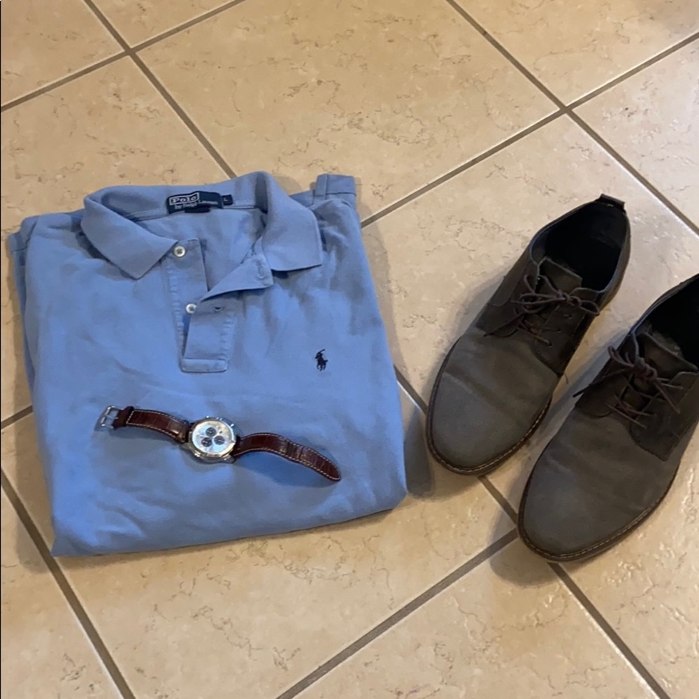 Long sleeve polo by Ralph Lauren